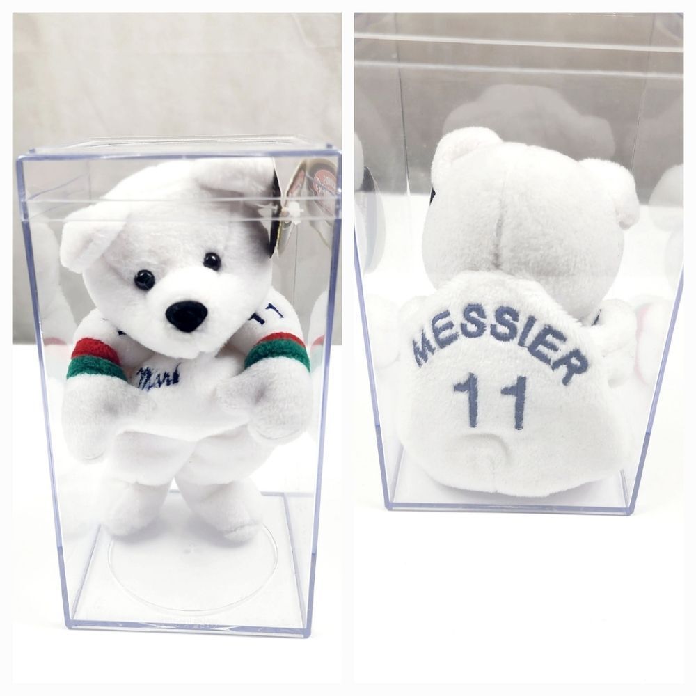 Nwt 1999 Mark Messier Salvino's Bammers Beanie Bear